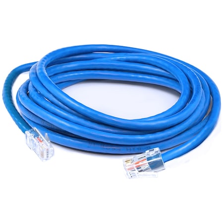 Addon 6In Rj-45 (Male) To Rj-45 (Male) Blue Non-Booted Cat6A Utp Pvc